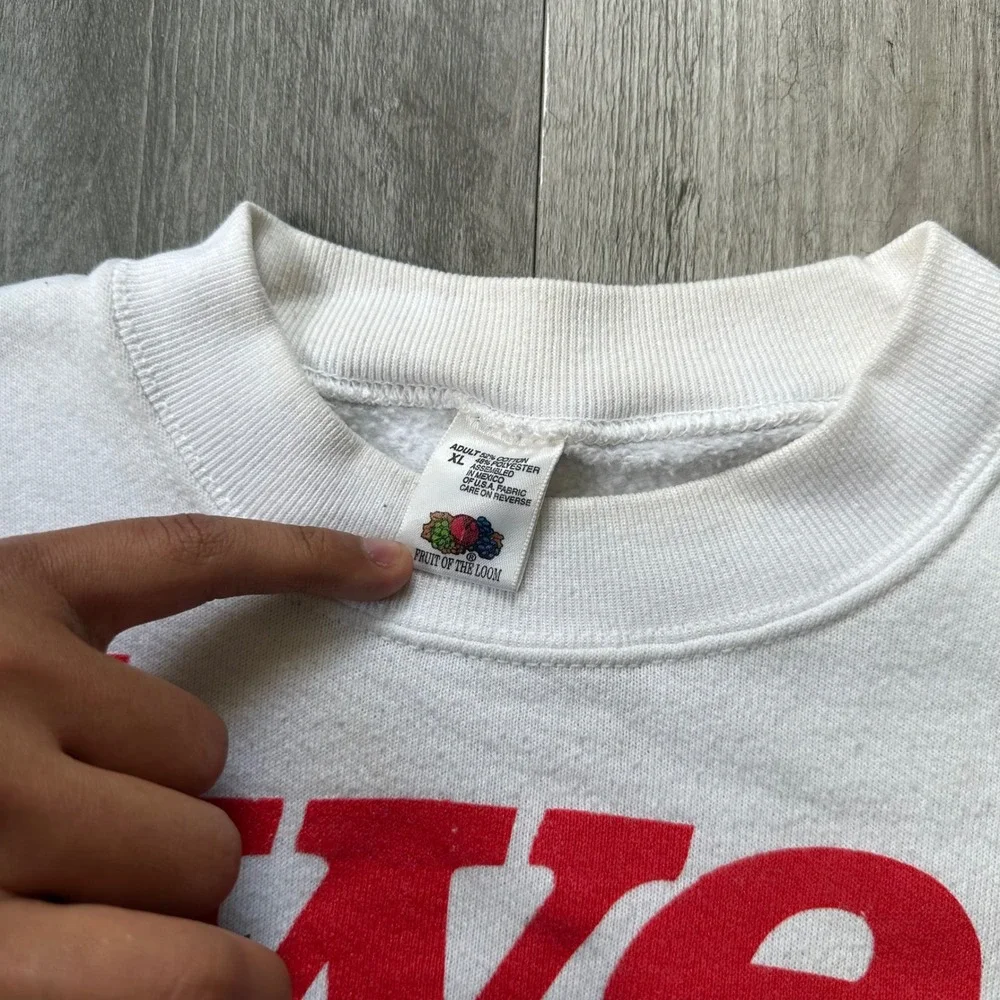 Vintage 90s Rare Budweiser King of Beers Sweatshirt Men's XL Genuine Logo
